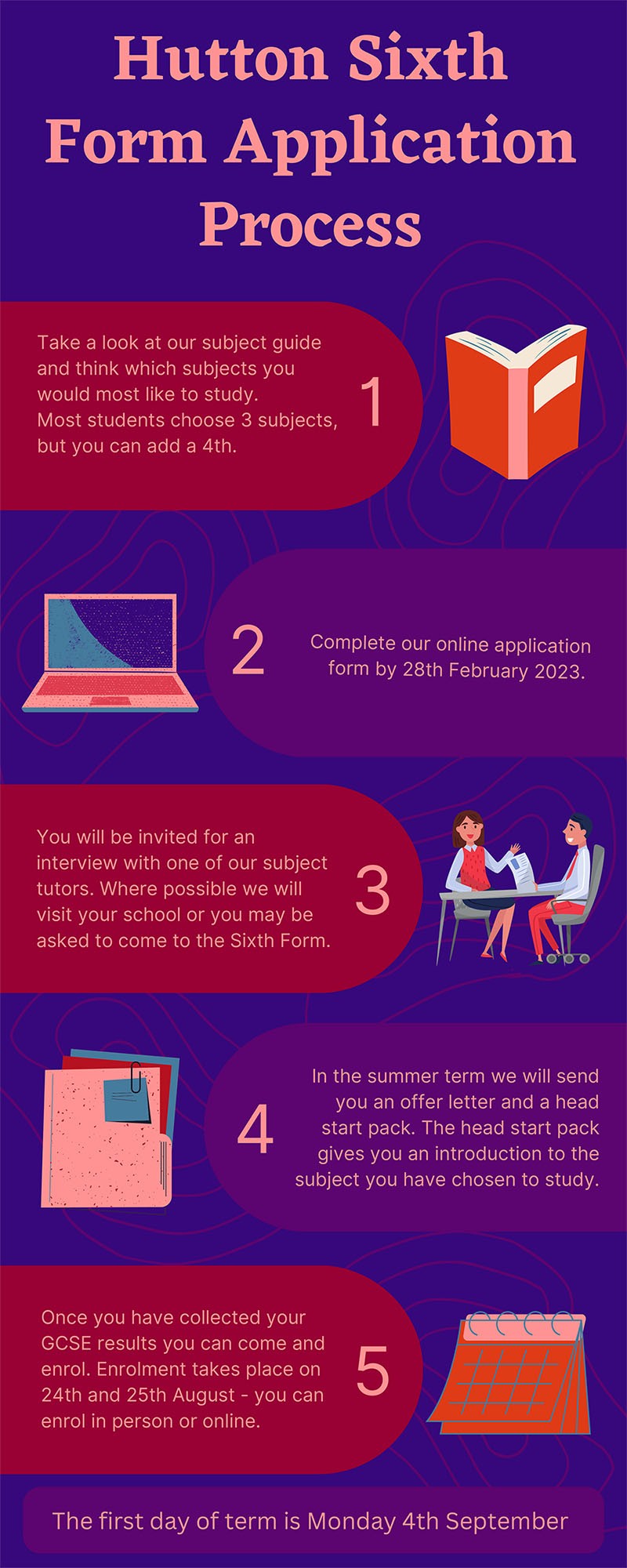 Hutton Sixth Form Application Process